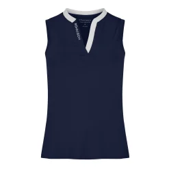 Abby Sleeveless Top Blå>Röhnisch