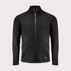 Adapt Full Zip Jacket Svart>Cutter & Buck Discount