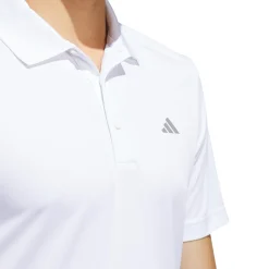 Adi Performance Polo Shirt Vit>Adidas Sale