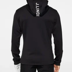 Aerial Full Zip Hood Svart>J.Lindeberg New