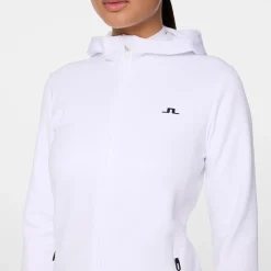 Aerialle Zip Hood Vit>J.Lindeberg Sale