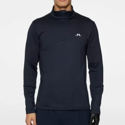 Aerial Quarter Zip Mid Layer Blå>J.Lindeberg Hot