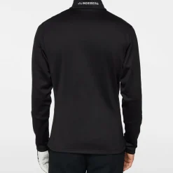 Aerial Quarter Zip Mid Layer Svart>J.Lindeberg