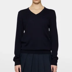 Amaya Knitted Sweater Blå>J.Lindeberg Best