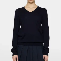 Amaya Knitted Sweater Blå>J.Lindeberg Best