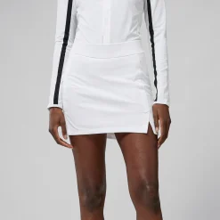Amelie Mid Golf Skirt Vit>J.Lindeberg