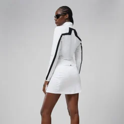 Amelie Mid Golf Skirt Vit>J.Lindeberg