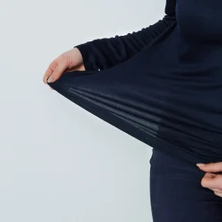 Ancona Ls Round Neck Blå>Daily Sports Hot