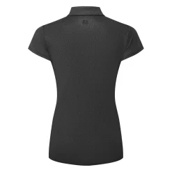 Animal Print Cap Sleeve Lisle Svart>FootJoy