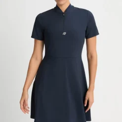 Annie Shortsleeve Dress Blå>Röhnisch Discount