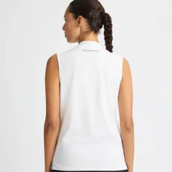 Annie Sleeveless Top Vit>Röhnisch Hot
