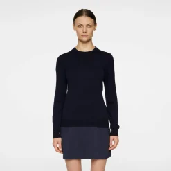 Aria Knitted Sweater Blå>J.Lindeberg Hot