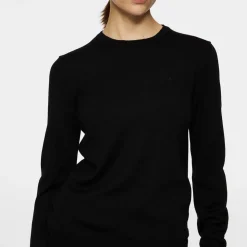 Aria Knitted Sweater Svart>J.Lindeberg Outlet