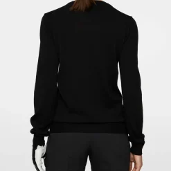 Aria Knitted Sweater Svart>J.Lindeberg Outlet