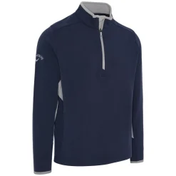 Blocked LS 1/4 Zip Pullover Blå>Callaway Hot