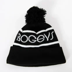 Bobble Hat Svart Vit>Bogeys & Birdies Outlet