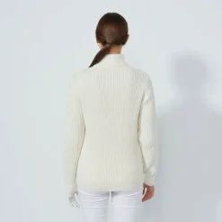 Cable Ls Pullover Lined Vit>Daily Sports Online