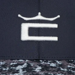 Camo Crown C Snapback Cap Blå>Cobra New