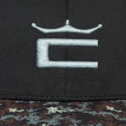 Camo Crown C Snapback Cap Svart>Cobra Discount
