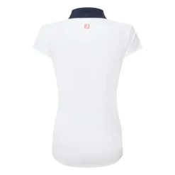 Cap Sleeve Print Trim Lisle Vit>FootJoy New