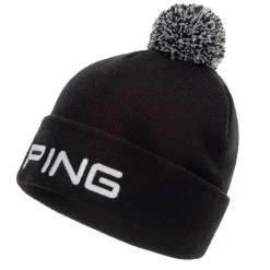Classic Bobble Knit Svart Vit>Ping