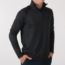 Coos Bay Half-Zip Svart>Cutter & Buck