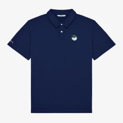 Fairway Baldwin Polo Blå>Malbon Golf Clearance