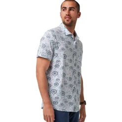 Flourish Button Up Vit>Travis Mathew Discount