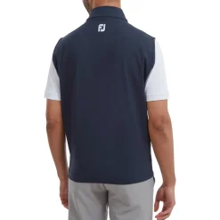 Full-Zip Knit Vest Blå>FootJoy Sale