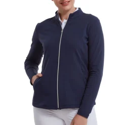 Full-Zip Midlayer Blå>FootJoy New