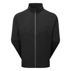 Full-Zip Zephyr Windshirt Svart>FootJoy New