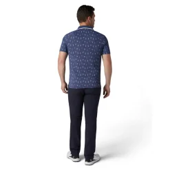 Geo Cocktail Print Polo Blå>Callaway Online
