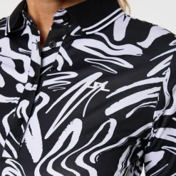 Georgia Print Polo>J.Lindeberg Clearance