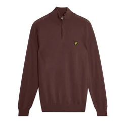 Golf Quarter Zip Merino Jumper Rosa>Lyle & Scott Clearance