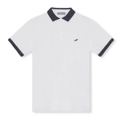 Golf Tech Polo Vit Blå>Goatlane Sale
