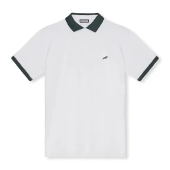Golf Tech Polo Vit Grön>Goatlane