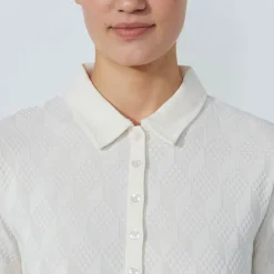 Graphic Jaquard Ss Poloshirt Vit>Daily Sports Discount