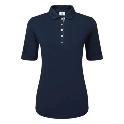 Half Sleeve Ruched Lisle Blå>FootJoy Sale