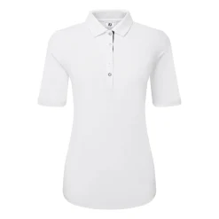 Half Sleeve Ruched Lisle Vit>FootJoy Best