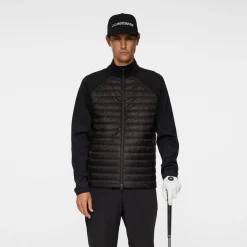 Hayden Quilt Hybrid Jacket Svart>J.Lindeberg