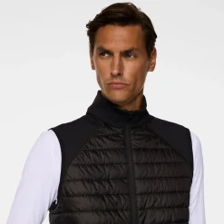 Hayden Quilt Hybrid Vest Svart>J.Lindeberg Best
