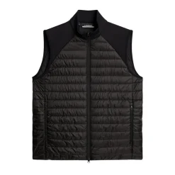 Hayden Quilt Hybrid Vest Svart>J.Lindeberg Best