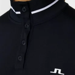 Hertta Long Sleeve Polo Blå>J.Lindeberg Outlet