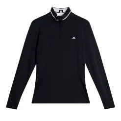 Hertta Long Sleeve Polo Blå>J.Lindeberg Outlet