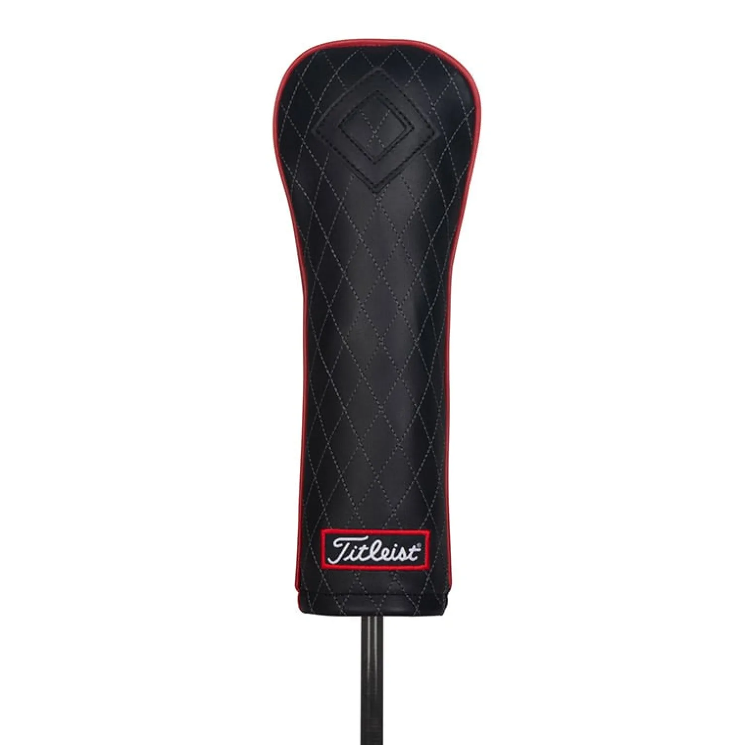 Jet Black Leather Headcover Fairway>Titleist New
