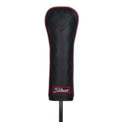 Jet Black Leather Headcover Hybrid>Titleist Sale
