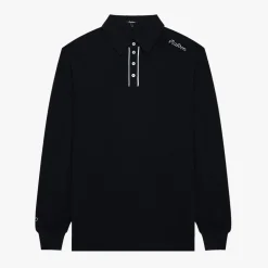 JP LS Cotton Modal Pique Svart>Malbon Golf Online