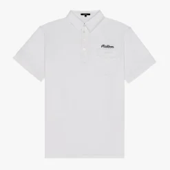 JP Single Pocket Mercerized Polo Vit>Malbon Golf Outlet