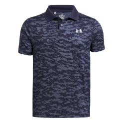 Jr Matchplay Printed Polo Blå>Under Armour Sale