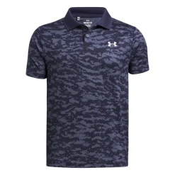Jr Matchplay Printed Polo Blå>Under Armour Sale